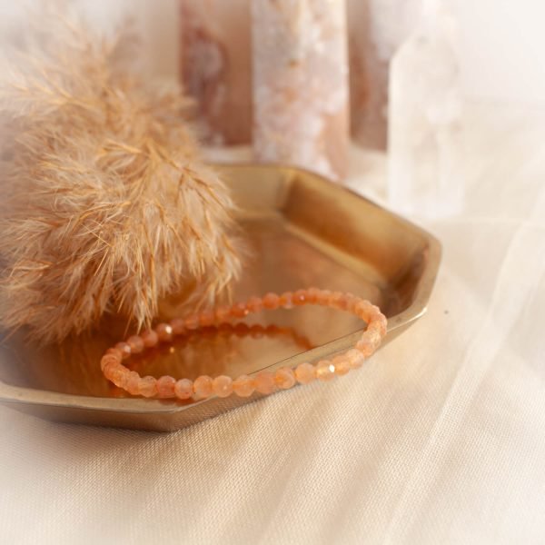 Pink Moonstone Faceted Bracelet - Image 5