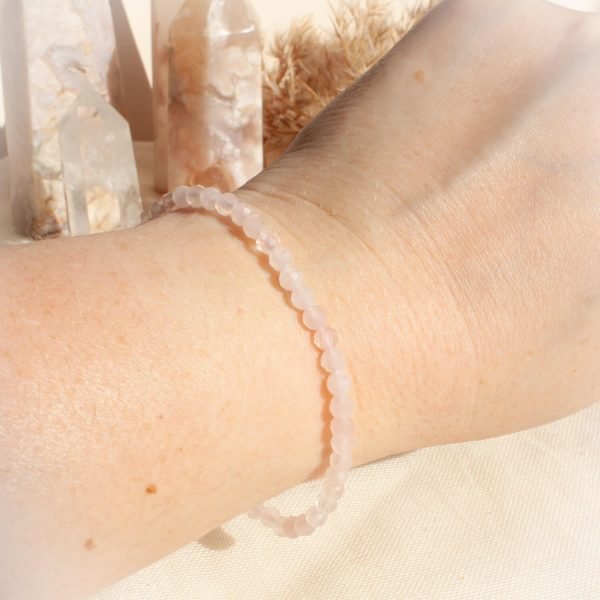 Rose Quartz Faceted Bracelet - Image 2