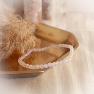 Rose Quartz Faceted Bracelet