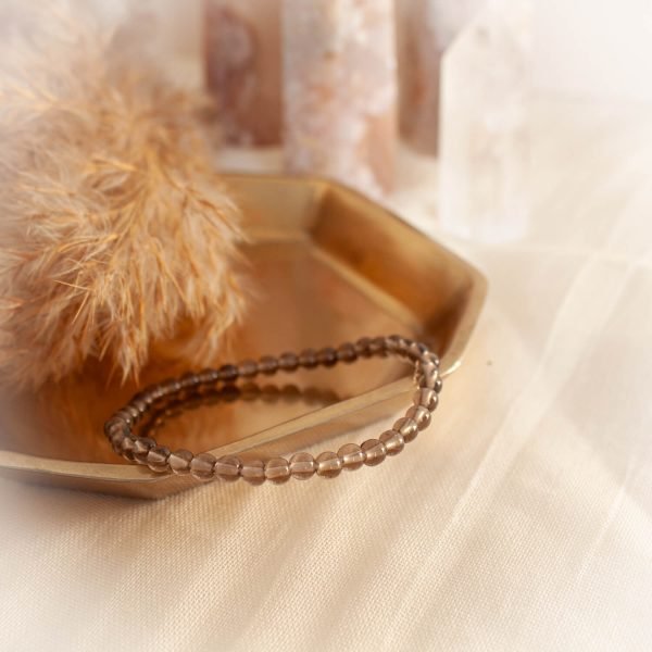 Smoky Quartz Beaded Bracelet - Image 4