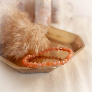 Sunstone Faceted Bracelet