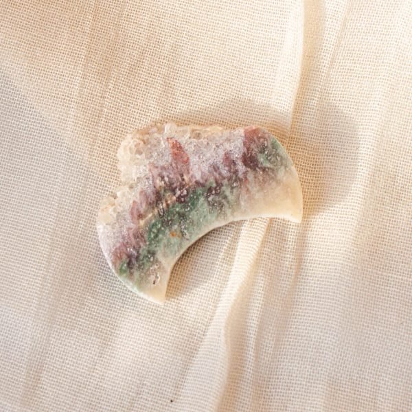 Agate with Amethyst Moon