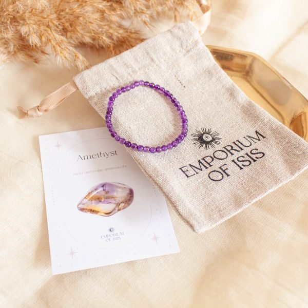 Amethyst Beaded Bracelet - Image 3