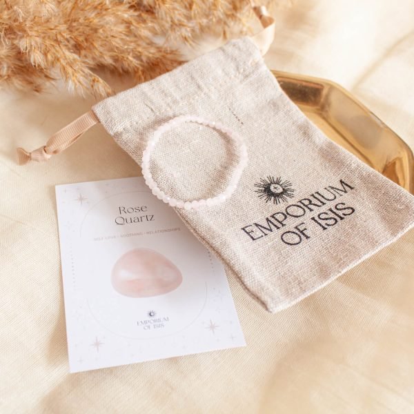 Rose Quartz Faceted Bracelet - Image 3