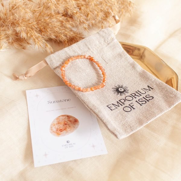 Sunstone Faceted Bracelet - Image 3