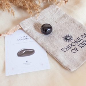 Black Obsidian Tumblestone